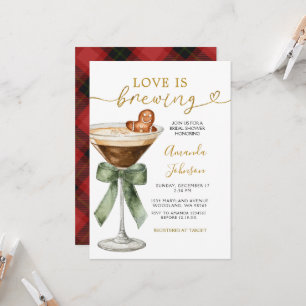 Liefde Is Borrelende Vakantie Koffie & Cacao Feest Kaart