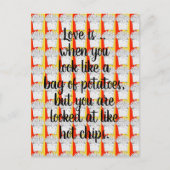 Liefde is ... Briefkaart (Voorkant)