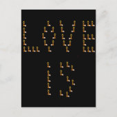 Liefde is briefkaart (Voorkant)