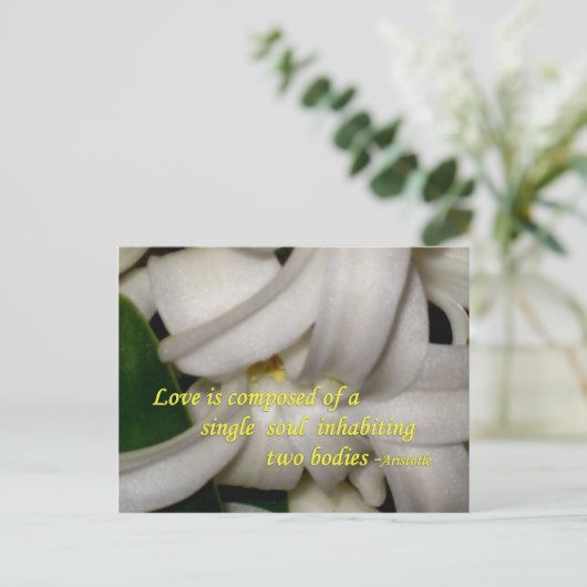 Liefde is briefkaart (Staand voorkant)