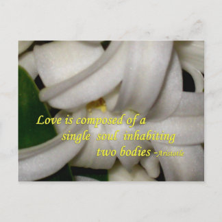 Liefde is briefkaart