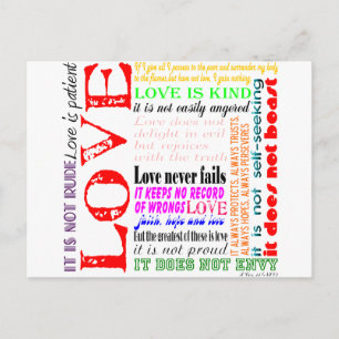 Liefde is... briefkaart