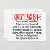 Liefde is briefkaart (Voorkant / Achterkant)