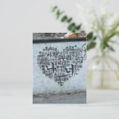 Liefde is... briefkaart (Staand voorkant)