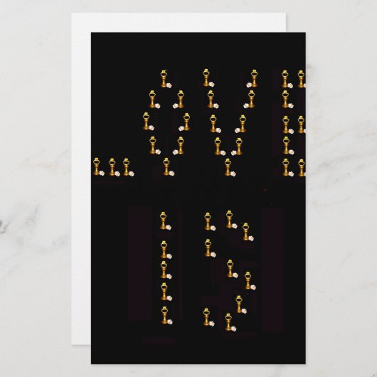 Liefde is briefpapier (Voorkant / Achterkant)