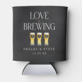 Liefde is brouwen Bier-Thema Blikjeskoeler (Voorkant)
