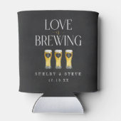 Liefde is brouwen Bier-Thema Blikjeskoeler (Achterkant)
