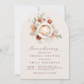 Liefde is Brouwen Boho Rustic Floral Vrijgezellenf Kaart (Voorkant)