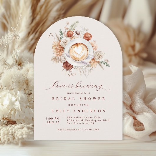 Liefde is Brouwen Boho Rustic Floral Vrijgezellenf Kaart