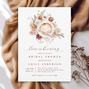 Liefde is Brouwen Boho Rustic Floral Vrijgezellenf Kaart