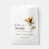 Liefde is Brouwen Bow Espresso Martini Vrijgezelle Bedankzakje (Voorkant)