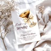 Liefde is Brouwen Bow Espresso Martini Vrijgezelle Kaart