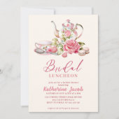 Liefde is brouwen bruids Luncheon roze Vrijgezelle Kaart (Voorkant)