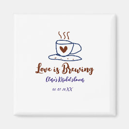 Liefde is Brouwen bruin blauw vrijgezellenfeest vo Magneet