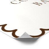 Liefde is Brouwen Coffee Bar Vrijgezellenfeest tek Poster (Hoek)