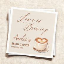 Liefde is Brouwen Coffee Latte Bruidsfeest