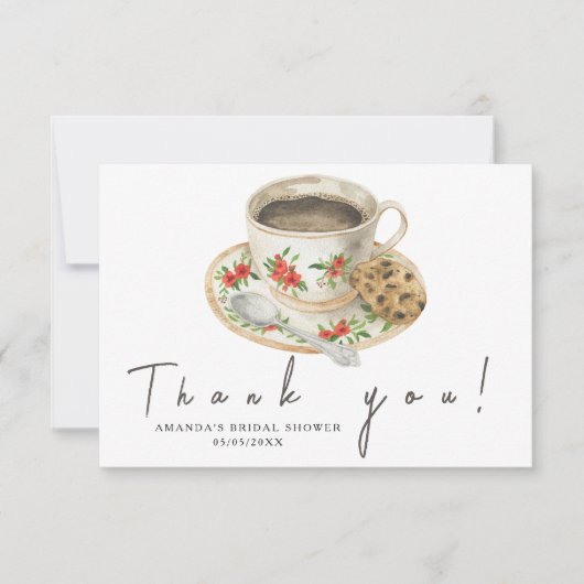 Liefde is brouwen Dank u Vrijgezellenfeest Bedankkaart (Voorkant)