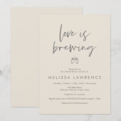 Liefde is brouwen, Elegance Vrijgezellenfeest Beer Kaart (Voorkant / Achterkant)