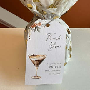 Liefde is brouwen Espresso Martini Douche Dank u Cadeaulabel
