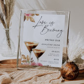 Liefde is Brouwen Espresso Martini Drinken Bar Sig Poster