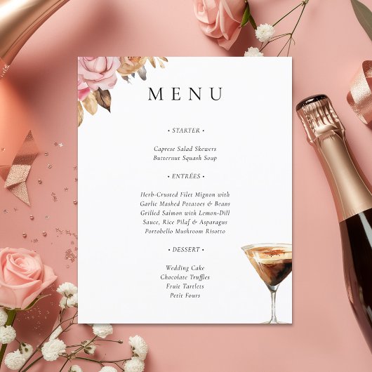 Liefde is brouwen Espresso Vrijgezellenfeest Menu