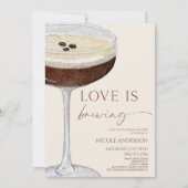 Liefde is brouwen Expresso Martini Vrijgezellenfee Kaart (Voorkant)