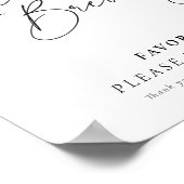 Liefde is Brouwen Flower Bar Teken Vrijgezellenfee Poster (Hoek)