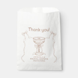 Liefde is brouwen Hand getrokken Dank u Bedankzakje