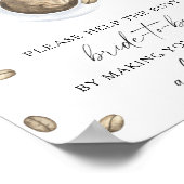 Liefde is brouwen Help de drukke bruid Adres Poster (Hoek)