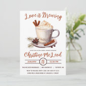 Liefde is Brouwen, Hete Cacao, Koffie, Vrijgezelle Kaart (Staand voorkant)