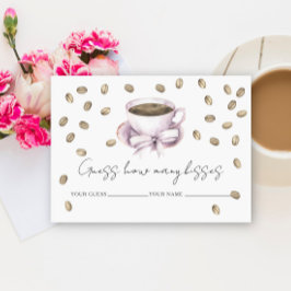 Liefde is brouwen Hoeveel kussen bruids spel Informatiekaartje