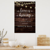 Liefde is Brouwen, Huwelijksrepetitie Diner, Rusti Poster (Keuken)