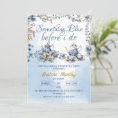 liefde is brouwen partij delft blauw bloemenChinoi Kaart (Staand voorkant)