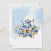 liefde is brouwen partij delft blauw bloemenChinoi Kaart (Achterkant)