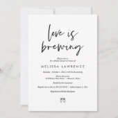 Liefde is brouwen, Perfect Vrijgezellenfeest Beer Kaart (Voorkant)