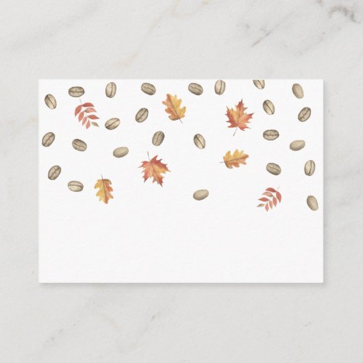 Liefde is brouwen Pumpkin Latte Display douche Informatiekaartje (Achterkant)