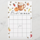 Liefde is brouwen Pumpkin Vrijgezellenfeest bingo  (Voorkant)