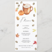 Liefde is brouwen Pumpkin Vrijgezellenfeest menu (Voorkant)