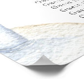 Liefde is brouwen Trouwstoel grafiek Poster (Hoek)