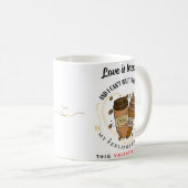 Liefde is Brouwen" Valentijn's Day Coffee Mok (Voorkant rechts)