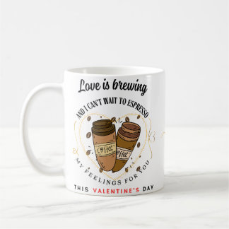 Liefde is Brouwen" Valentijn's Day Coffee Mok