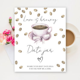 Liefde is brouwen vrijgezellenfeest Datum nacht id Poster