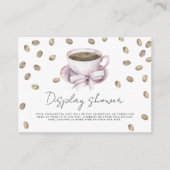 Liefde is brouwen vrijgezellenfeest Display Shower Informatiekaartje (Voorkant)