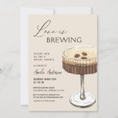 Liefde is Brouwen Vrijgezellenfeest Espresso Marti Kaart (Voorkant)