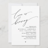 Liefde is Brouwen, Vrijgezellenfeest Feestviering Kaart (Voorkant)