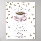 Liefde is brouwen Vrijgezellenfeest Hoeveel Kurken Poster (Voorkant)