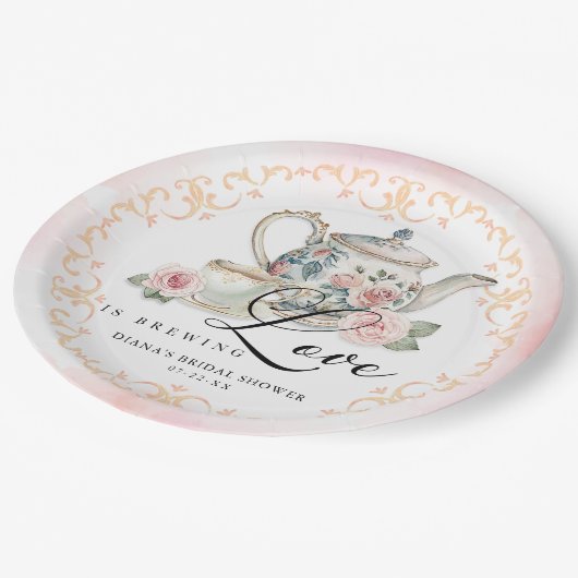 Liefde is Brouwen Vrijgezellenfeest Papier Bord (Gekanteld)