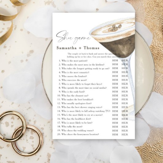 Liefde is brouwen vrijgezellenfeest Schoen spel