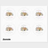 Liefde is Brouwende Bier Bruiloft Borrel Ronde Sticker (Vel)