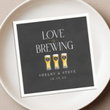 Liefde is Brouwende Bier-Them Verlovingsfeest Serv